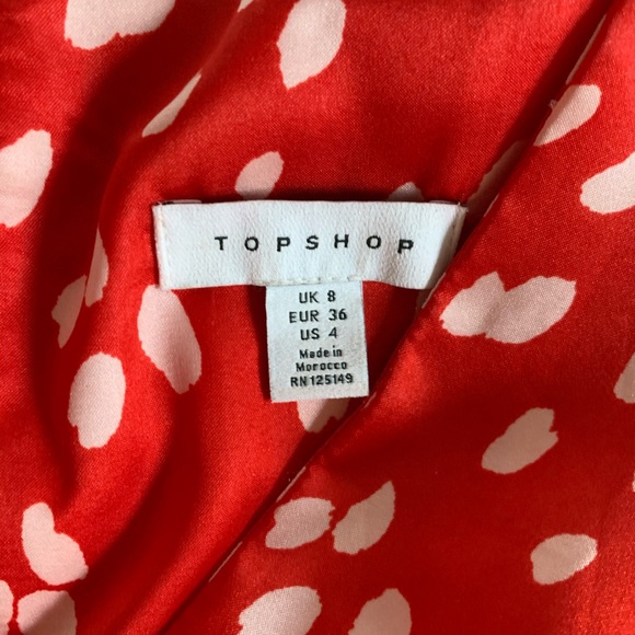 Top Shop red and white dress - Picture 6 of 6